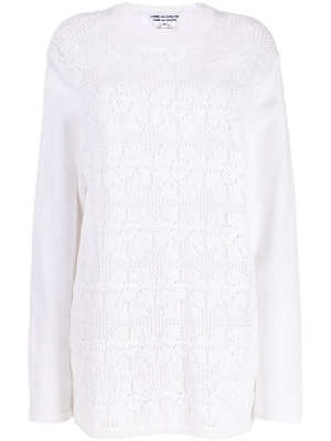 Pointelle-knit cotton cardigan, Comme Des Garçons Comme Des Garçons Pointelle-knit cotton cardigan
Pointelle-knit cotton cardigan, Comme Des Garçons Comme Des Garçons Pointelle-knit cotton cardigan