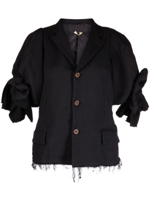 Bow-detail single-breasted blazer, Comme Des Garçons Comme Des Garçons Bow-detail single-breasted blazer
Bow-detail single-breasted blazer, Comme Des Garçons Comme Des Garçons Bow-detail single-breasted blazer