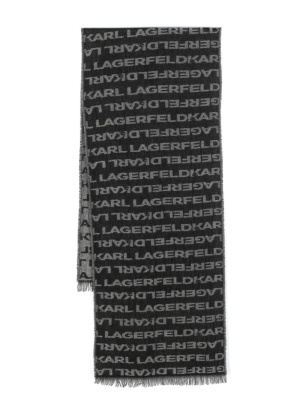 Intarsia knit-logo fringed scarf, Karl Lagerfeld Intarsia knit-logo fringed scarf
Intarsia knit-logo fringed scarf, Karl Lagerfeld Intarsia knit-logo fringed scarf