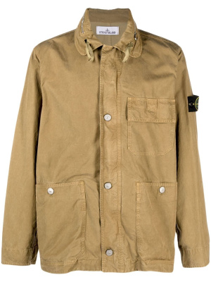 Drawstring button-fastening shirt jacket, Stone Island Drawstring button-fastening shirt jacket
Drawstring button-fastening shirt jacket, Stone Island Drawstring button-fastening shirt jacket