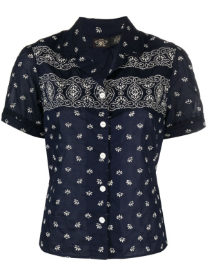 Sylvie floral-embroidered blouse, Ralph Lauren RRL Sylvie floral-embroidered blouse
Sylvie floral-embroidered blouse, Ralph Lauren RRL Sylvie floral-embroidered blouse