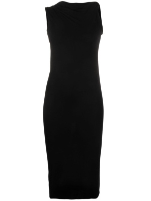 Asymmetric draped-open back midi dress, Rick Owens Lilies Asymmetric draped-open back midi dress
Asymmetric draped-open back midi dress, Rick Owens Lilies Asymmetric draped-open back midi dress