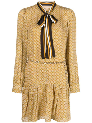 Lattice-pattern belted midi dress, Michael Michael Kors Lattice-pattern belted midi dress
Lattice-pattern belted midi dress, Michael Michael Kors Lattice-pattern belted midi dress
