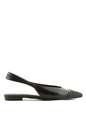 Slingback leather ballerina flats, Emporio Armani Slingback leather ballerina flats
Slingback leather ballerina flats, Emporio Armani Slingback leather ballerina flats