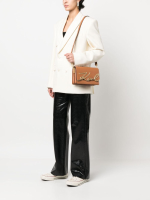 K/Signature leather shoulder bag, Karl Lagerfeld K/Signature leather shoulder bag
K/Signature leather shoulder bag, Karl Lagerfeld K/Signature leather shoulder bag