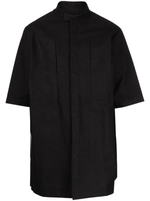 Cotton panelled short-sleeve shirt, Rick Owens Cotton panelled short-sleeve shirt
Cotton panelled short-sleeve shirt, Rick Owens Cotton panelled short-sleeve shirt