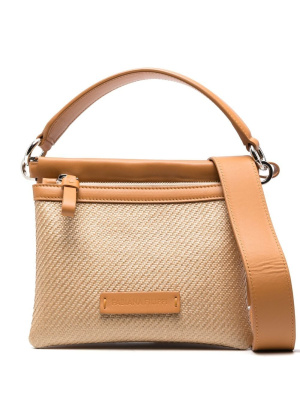 Logo-patch leather-trimmed crossbody bag, Fabiana Filippi Logo-patch leather-trimmed crossbody bag
Logo-patch leather-trimmed crossbody bag, Fabiana Filippi Logo-patch leather-trimmed crossbody bag