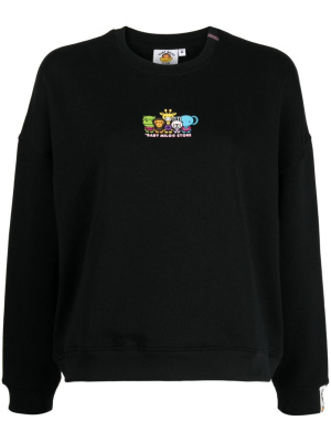 Logo-embroidered sweatshirt, *BABY MILO® STORE BY *A BATHING APE® Logo-embroidered sweatshirt
Logo-embroidered sweatshirt, *BABY MILO® STORE BY *A BATHING APE® Logo-embroidered sweatshirt