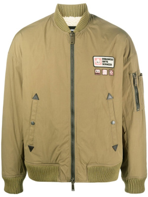 Logo patch zipped bomber jacket, Dsquared2 Logo patch zipped bomber jacket
Logo patch zipped bomber jacket, Dsquared2 Logo patch zipped bomber jacket