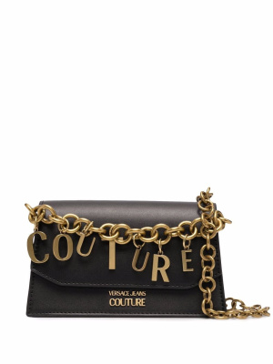 Logo-charm crossbody bag, Versace Jeans Couture Logo-charm crossbody bag
Logo-charm crossbody bag, Versace Jeans Couture Logo-charm crossbody bag