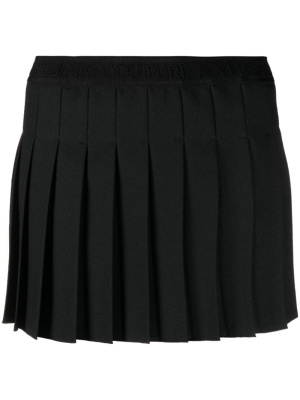 Logo-print strap pleated skirt, Versace Jeans Couture Logo-print strap pleated skirt
Logo-print strap pleated skirt, Versace Jeans Couture Logo-print strap pleated skirt