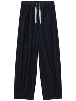 Wide-leg drawstring cotton trousers, Needles Wide-leg drawstring cotton trousers
Wide-leg drawstring cotton trousers, Needles Wide-leg drawstring cotton trousers