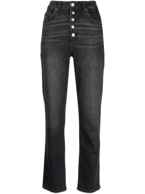 

Stella exposed-button jeans, PAIGE Stella exposed-button jeans