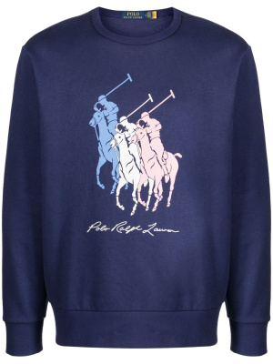 Logo-print round-neck sweatshirt, Polo Ralph Lauren Logo-print round-neck sweatshirt
Logo-print round-neck sweatshirt, Polo Ralph Lauren Logo-print round-neck sweatshirt