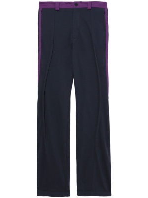 Two-tone cotton straight-leg trousers, Kiko Kostadinov Two-tone cotton straight-leg trousers
Two-tone cotton straight-leg trousers, Kiko Kostadinov Two-tone cotton straight-leg trousers