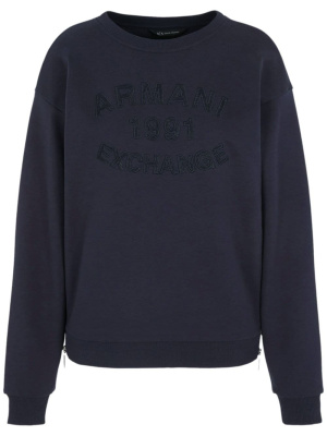 Logo-embroidered cotton sweatshirt, Armani Exchange Logo-embroidered cotton sweatshirt
Logo-embroidered cotton sweatshirt, Armani Exchange Logo-embroidered cotton sweatshirt