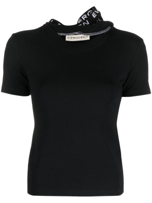 Logo-jacquard triple-collar T-shirt, Y/Project Logo-jacquard triple-collar T-shirt
Logo-jacquard triple-collar T-shirt, Y/Project Logo-jacquard triple-collar T-shirt