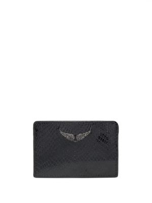Logo-plaque embossed leather cardholder, Zadig&Voltaire Logo-plaque embossed leather cardholder
Logo-plaque embossed leather cardholder, Zadig&Voltaire Logo-plaque embossed leather cardholder