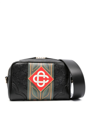 Monogram panelled leather shoulder bag, Casablanca Monogram panelled leather shoulder bag
Monogram panelled leather shoulder bag, Casablanca Monogram panelled leather shoulder bag