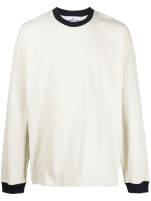 Logo-print colour-block sweatshirt, Stone Island Logo-print colour-block sweatshirt
Logo-print colour-block sweatshirt, Stone Island Logo-print colour-block sweatshirt