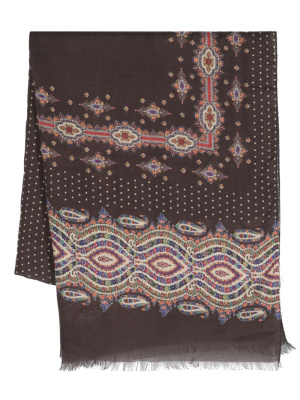 Abstract-pattern print frayed-edge scarf, ETRO Abstract-pattern print frayed-edge scarf
Abstract-pattern print frayed-edge scarf, ETRO Abstract-pattern print frayed-edge scarf