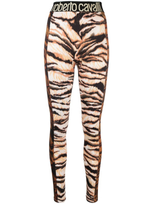Tiger-print logo-waist leggings, Roberto Cavalli Tiger-print logo-waist leggings
Tiger-print logo-waist leggings, Roberto Cavalli Tiger-print logo-waist leggings