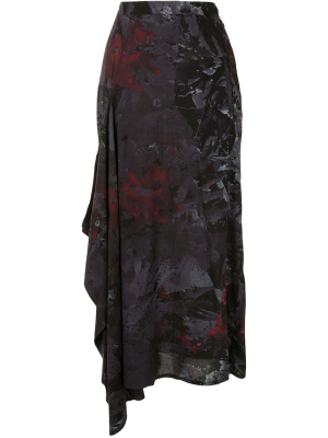 Abstract print draped side skirt, Yohji Yamamoto Abstract print draped side skirt
Abstract print draped side skirt, Yohji Yamamoto Abstract print draped side skirt