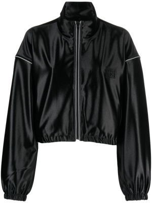 Logo-embossed cropped track jacket, Alexander Wang Logo-embossed cropped track jacket
Logo-embossed cropped track jacket, Alexander Wang Logo-embossed cropped track jacket
