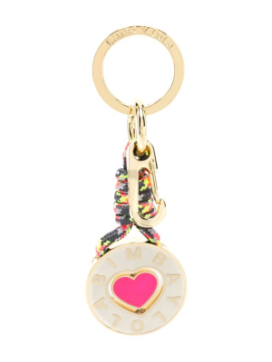 Engraved-logo heart-motif keyring, Bimba y Lola Engraved-logo heart-motif keyring
Engraved-logo heart-motif keyring, Bimba y Lola Engraved-logo heart-motif keyring