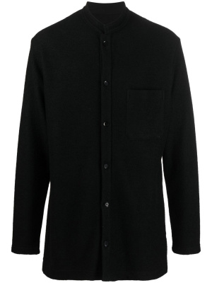 Stand Up-Collar wool shirt jacket, Yohji Yamamoto Stand Up-Collar wool shirt jacket
Stand Up-Collar wool shirt jacket, Yohji Yamamoto Stand Up-Collar wool shirt jacket