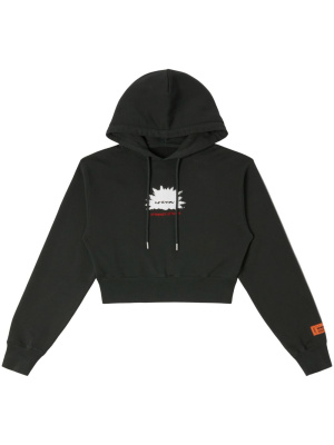 Museum logo-print cropped hoodie, Heron Preston Museum logo-print cropped hoodie
Museum logo-print cropped hoodie, Heron Preston Museum logo-print cropped hoodie