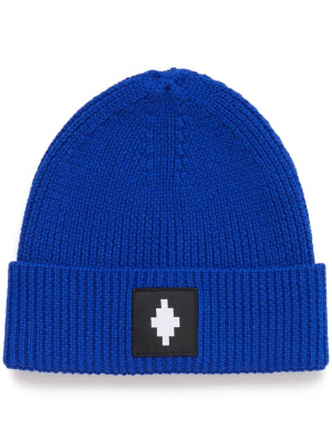 Cross logo-patch ribbed-knit beanie, Marcelo Burlon County of Milan Cross logo-patch ribbed-knit beanie
Cross logo-patch ribbed-knit beanie, Marcelo Burlon County of Milan Cross logo-patch ribbed-knit beanie