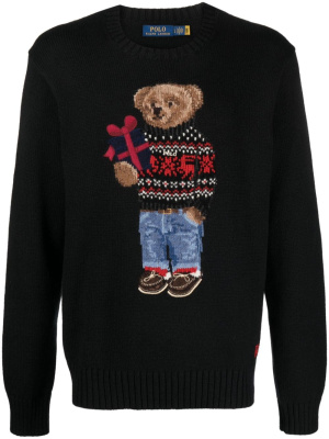 Polo Bear intarsia-knit jumper, Polo Ralph Lauren Polo Bear intarsia-knit jumper
Polo Bear intarsia-knit jumper, Polo Ralph Lauren Polo Bear intarsia-knit jumper