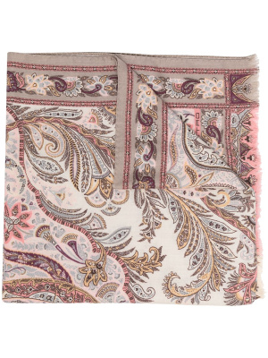 Paisley print silk-cashmere blend scarf, ETRO Paisley print silk-cashmere blend scarf
Paisley print silk-cashmere blend scarf, ETRO Paisley print silk-cashmere blend scarf
