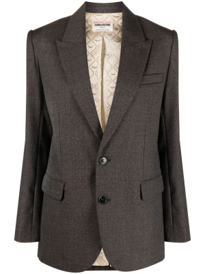 Single-breasted embroidered-motif wool blazer, Zadig&Voltaire Single-breasted embroidered-motif wool blazer
Single-breasted embroidered-motif wool blazer, Zadig&Voltaire Single-breasted embroidered-motif wool blazer