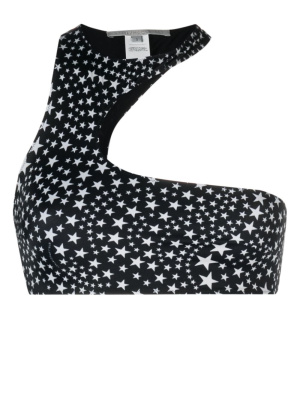 Star-print one-shoulder bikini top, Stella McCartney Star-print one-shoulder bikini top
Star-print one-shoulder bikini top, Stella McCartney Star-print one-shoulder bikini top