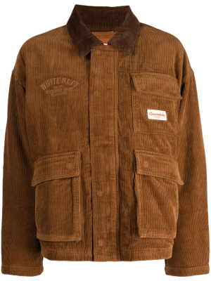 Logo-embroidered corduroy bomber jacket, CHOCOOLATE Logo-embroidered corduroy bomber jacket
Logo-embroidered corduroy bomber jacket, CHOCOOLATE Logo-embroidered corduroy bomber jacket