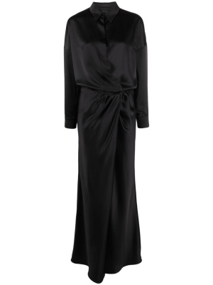 Pointed-collar draped maxi shirt dress, PINKO Pointed-collar draped maxi shirt dress
Pointed-collar draped maxi shirt dress, PINKO Pointed-collar draped maxi shirt dress