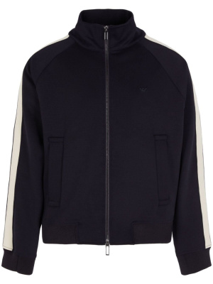 Contrasting-stripe zip-up jacket, Emporio Armani Contrasting-stripe zip-up jacket
Contrasting-stripe zip-up jacket, Emporio Armani Contrasting-stripe zip-up jacket