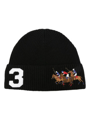 Triple-Pony ribbed-knit beanie, Polo Ralph Lauren Triple-Pony ribbed-knit beanie
Triple-Pony ribbed-knit beanie, Polo Ralph Lauren Triple-Pony ribbed-knit beanie