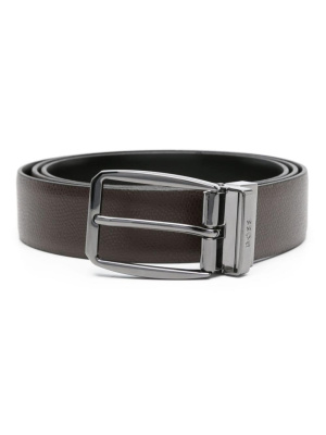 Logo-engraved pebbled leather belt, BOSS Logo-engraved pebbled leather belt
Logo-engraved pebbled leather belt, BOSS Logo-engraved pebbled leather belt