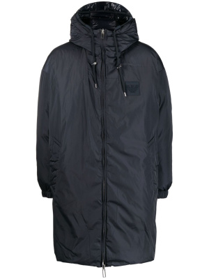 Reversible padded mid-length jacket, Emporio Armani Reversible padded mid-length jacket
Reversible padded mid-length jacket, Emporio Armani Reversible padded mid-length jacket