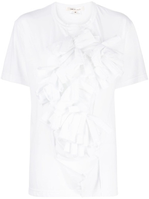 Short-sleeve cotton-blend T-shirt, Comme Des Garçons Short-sleeve cotton-blend T-shirt
Short-sleeve cotton-blend T-shirt, Comme Des Garçons Short-sleeve cotton-blend T-shirt