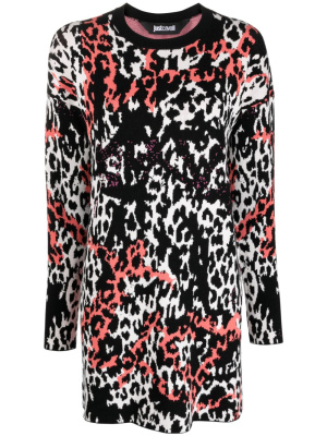 Jacquard leopard-print minidress, Just Cavalli Jacquard leopard-print minidress
Jacquard leopard-print minidress, Just Cavalli Jacquard leopard-print minidress