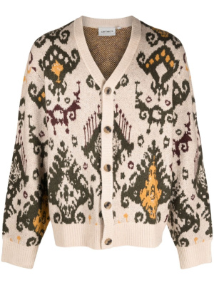 V-neck jacquard-pattern cardigan, Carhartt WIP V-neck jacquard-pattern cardigan
V-neck jacquard-pattern cardigan, Carhartt WIP V-neck jacquard-pattern cardigan