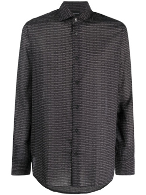 Logo-print long-sleeve shirt, Emporio Armani Logo-print long-sleeve shirt
Logo-print long-sleeve shirt, Emporio Armani Logo-print long-sleeve shirt