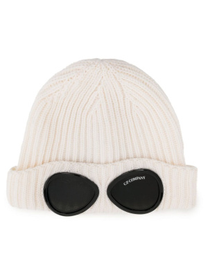 

Goggles-detail ribbed-knit beanie, C.P. Company Goggles-detail ribbed-knit beanie