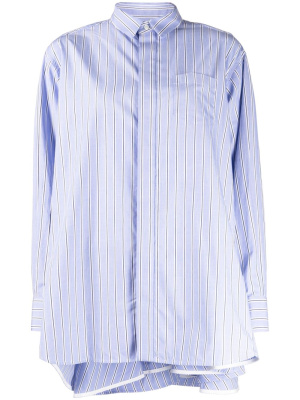 Striped ruffle-trim cotton shirtdress, Sacai Striped ruffle-trim cotton shirtdress
Striped ruffle-trim cotton shirtdress, Sacai Striped ruffle-trim cotton shirtdress