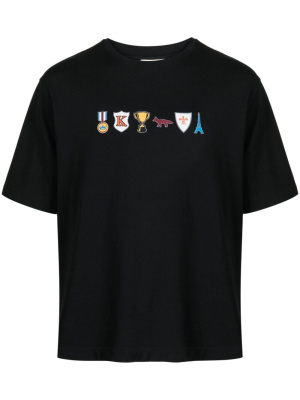 Appliqué-detailing cotton T-shirt, Maison Kitsuné Appliqué-detailing cotton T-shirt
Appliqué-detailing cotton T-shirt, Maison Kitsuné Appliqué-detailing cotton T-shirt