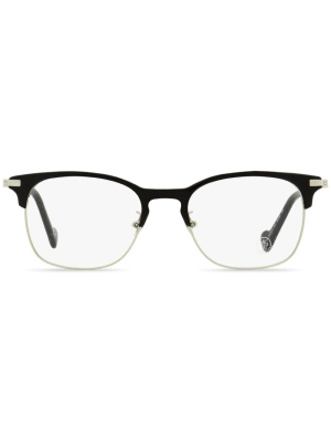 Contrasting-bridge rectangular-frame glasses, Moncler Eyewear Contrasting-bridge rectangular-frame glasses
Contrasting-bridge rectangular-frame glasses, Moncler Eyewear Contrasting-bridge rectangular-frame glasses